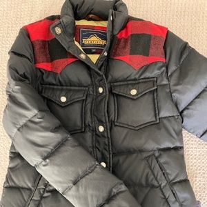 Penfield/Madewell Buffalo Check Down Jacket